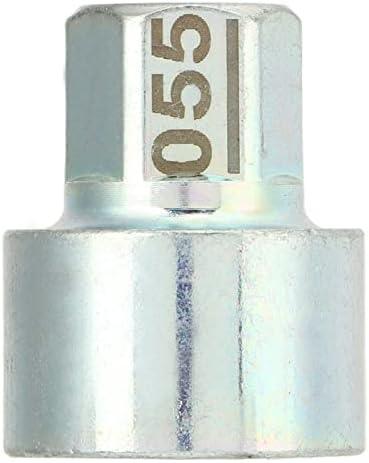 Anti Theft Lugnut Socket, Metal Wheel Lock Key Lug Nut Anti Theft Lugnut Socket Hub Replacement Wheel Lock Key Removal Kit for 1 3 5 6 7Series X1 X2 X3 X4 X5 X6 Z4 (055)
