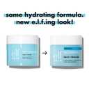 e.l.f. SKIN Holy Hydration! Face Cream with Hyaluronic Acid, Niacinamide & Peptides, Nourishing & Plumping Moisturizer, Vegan & Cruelty-Free