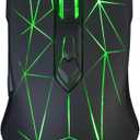 FIRSTBLOOD ONLY GAME. AJ52 Watcher RGB Gaming Mouse, Programmable 7 Buttons, Ergonomic LED Backlit USB Gamer Mice Computer Laptop PC, for Windows Mac OS Linux, Star Black