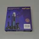 AREYZIN Nose Hair Trimmer for Men,2025 Professional 3 in 1 Painless Rechargeable Ear and Nose Trimmer,IPX7 Waterproof Eyebrow Facial Hair Trimmer Body Grooming Kit Dual Edge Blades (Blue)