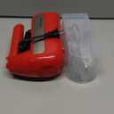 5-Speed Electric Hand Mixer, 800W Handheld Mixer with Turbo for Baking & Cooking, Kitchen Food Mixer with Storage Case & 6 Stainless Steel Attachments (2 Beaters, 2 Dough Hooks, 2 Whisks)-Red