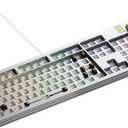 GLORIOUS Gaming - GMMK 3 PRO Barebones Custom Keyboard Kit w/Knob, Custom Modular Aluminum Body & Gasket System, Hotswappable 100% Keyboard, Sound Dampening Foam, Aluminum Switch Plate ANSI (Silver)