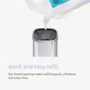 simplehuman 10 oz. Pulse Pump, Liquid Soap Dispenser, Drip Free Hand Soap Pump, Brushed Stainless Steel