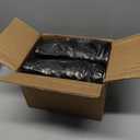 50 55 60 Gallon Trash Bags, 100 Count High Density Garbage Bags, Recycling Trash Can Liners, Sturdy & Tear-Resistant Large Black Bag for Kitchen Yard Outdoor Commercial Use, Lawn Leaf Waste Bags