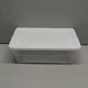 STERILITE 6-Quart Storage Bin Shoe Box - Clear (4)