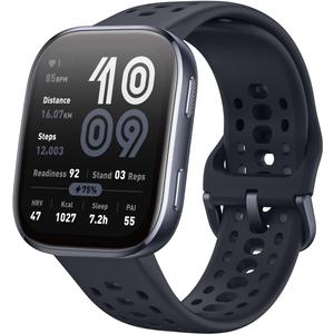 Amazfit Bip 6 Smart Watch 46mm, 14 Day Battery, 1.97" AMOLED Display, GPS & Free Maps, AI, Bluetooth Call & Text, Health, Fitness & Sleep Tracker, 140+ Workout Modes, 5 ATM Water-Resistance, Black