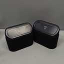 NBTEPEM Bling Car Trash Can with Lid - 2 Pack, Mini Auto Garbage Can with 60 Trash Bags, Automotive Garbage Container Bin, Bling Car Accessories Trash Can for Women (Black Diamond)