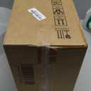 CEROELDA Small Trash Can with Lid-5L/ 1.3 Gal, Stainless Steel Outdoor Dog Poop Garbage Can-Farmhouse Retro Metal Waste Bin w/ Step Pedal for Bathroom Bedroom Office-Soft Close-Black