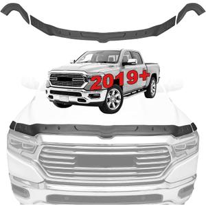 Hood Deflector Protector Fit for 2019-2026 Dodge RAM 1500 Accessories TPE Hood Protector Bug Deflector Shield Replacement for Ram Truck Accessories