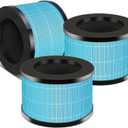 3 Pack MK06 MK01 Filter Replacement Compatible for AROEVE MK01 MK06 MG01JH, and for ToLife TZ-K1, H13 Ture HEPA filter