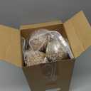 Syhood 12 Pieces Glitter Christmas Ball Ornaments Rhinestone Sequin Christmas Decorations Hanging Plastic Balls for Xmas Trees Wedding Party Holiday Decorations(3.15 Inch,Champagne Gold)