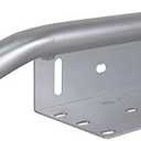 SKYWORLD 22.8 inch Bull Bar Aluminum Alloy Front Bumper License Plate Mount Bracket Holder for Daytime Running Light Offroad LED Light Bar,Silver