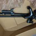 Stand Secure Cane - LED Light, Massage Grip, Stand Assist Aid & Quad Base