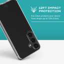 Tech21 Evo Clear case for Samsung Galaxy S24+ - Transparent Anti-Yellowing case - Clear