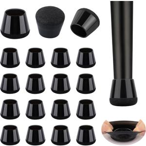 32 Pcs New Chair Leg Protectors for Hardwood Floors, Silicone Chair Leg Floor Protectors, Floor Protectors for Chairs, Chair Leg Caps Protect Wooden Floors from Scratching, Won't Tear