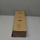 Bronze Double Curtain Rods for Windows 72 to 144 inch, Farmhouse Vintage Decorative 1 Inch Adjustable Long Dual Curtain Rod, Heavy Duty Boho Rustic Double Drapery Pole with Brown Grain Finial