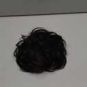 CAISHA 100% HUMAN HAIR Scrunchie Hair Piece Updo Braid Hair Scrunchy Messy Bun Black-Brown H312g