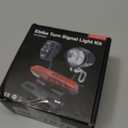 36V 48V Ebike Light Kit, Electric Bike Headlight with Horn, Ebike Tail Light with Turn Signal, Fits Rear Rack Mount Holes 50mm 80mm, Not Compatible with Waterproof Controller (with Brake Light)