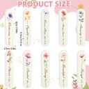 Teenyyou 60 Pcs Mini Nail Files Inspirational Gifts for Women Motivational Floral Double Sided Emery Boards Manicure Tools Employee Appreciation Encouragement Valentines Holiday Gifts(Bible)