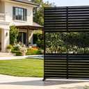 Privacy Fence Screen 6FT Metal
72INx48IN Privacy Fence for Deck Patio Balcony Garden Decorative Outdoor Divider