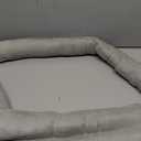 HOME DISTRICT Sliding Door Draft Stopper - Gray Glass Door Draft Blocker, Patio Under Door Draft Stopper, Noise Blocker Approx. 71" Long