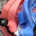 Kids Snorkel Mask Full Face, Snorkeling Gear for Kids with Camera Mount, 180 Degree Panoramic View Snorkeling Set Anti-Fog Anti-Leak