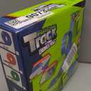 KETIEE Flex Tracks 16Ft for Kids: Flexible Race Car Ramp Track with 4 Small Racecars and 8 Suction Cups Compatible with Diecast 1/64th Cars, Rolls Up Portable Racetrack for Ages 3 & Up