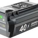 6.5Ah 40V Lithium-Ion Battery for Ryobi, Replacement Battery for Ryobi 40V Power Tools OP4040 OP403A OP401 ZROP401 OP400A