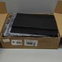 NightStand Bedside Charging Table Bedroom - Night Stand with Charger Station, Modern Nightstand with Open Shelf & 2 Fabric Drawers, Bed Side Table with USB-C Port for Dorm, Black