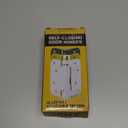 2 Pack Self Closing Door Hinges, 3.5 Inch Spring Loaded Door Hinges for Garage, Front, Back Door, Left/Right Hand, Adjustable Tension, 5/8'' Radius Corners, UL Listed, Brushed Nickel