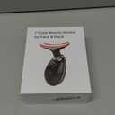 SDKWDH Red-Light-Therapy-for-Face-and-Neck, 7 Color Face Massager Tool for Wrinkles, Double Chin, Vibrating Facial Massager with Thermals for Skin Care, Glossy Black