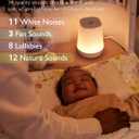 Baby Sound Machine, Momcozy White Noise Machine for Baby Sleeping with Night Light, Toddler Sleep Trainer 34 Soothing Sleep Sounds, Timer, App Remote Control, Personal Sleep Routine Alarm Clock(Blue)