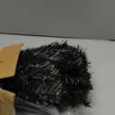 3FT Artificial Christmas Tree Black Tabletop Christmas Tree with Metal Stand Mini Xmas Pine Tree for Party Supplies Indoor Outdoor Holiday Home Decoration(Black)