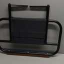 Bed Side Rail for Adjustable Bed, Screw Into Wooden Board Only, 17 inch Height for Mattress Less Than 10 Inches, 1 pc