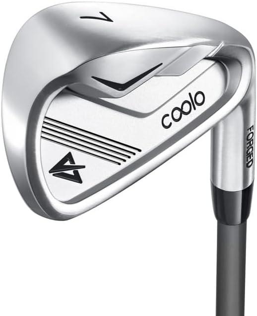 COOLO Graphite Golf Irons, Provide More Speed and Control, Beginner/High Handicap/Seniors/Ladies, Reduced Strain on Elbows and Wrists, Right&Left Handed