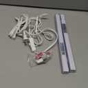 Under Cabinet Lights 1FT,T5 5W 6500K Cool White 600LM,Led Dressing Table Light 1 Foot with Plug,Linkable Under Cabinet Lights for Kitchen (Pack of 2)