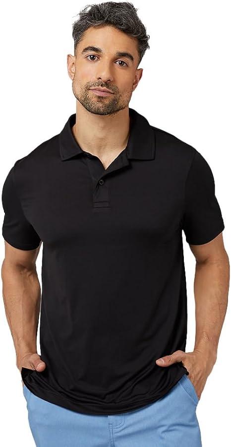 Men's Cool Classic Polo| Slim Fit | Moisture Wicking | 4-Way Stretch |Golf | Tennis, Size M