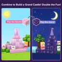 Magnetic Blocks Advent Calendar 2025 for Girls, 24 Days of Christmas Countdown with Princess Unicorn and Castle Building Kit, Xmas Gift Stocking Stuffers for Kids