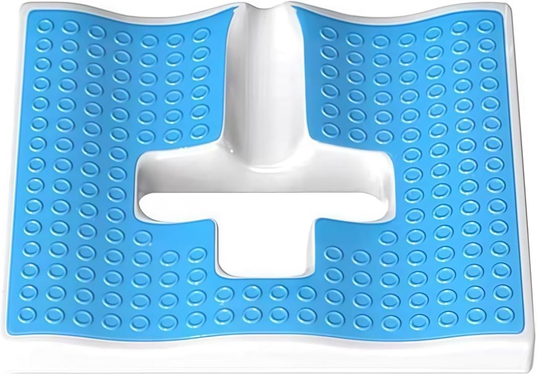 Anti Bedsore Cushion for Butt, Gel Wheelchair Seat Cushion, T Shaped Gel & Memory Foam Pillow, Tailbone Pain Relief Seat Cushions Anti-Decubitus Cushion for Elderly, Bedridden, Disabled