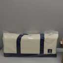 Yellow Mountain Imports American Mahjong Set, Harbor Mint with Beige and Blue Canvas Tote Bag - 4 All-in-One Racks with Pushers, Wright Patterson Scoring Coins, Dice, & Wind Indicator (Emerald)