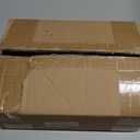 Under Desk PC Mount - No Drilling 40 lb Capacity, Computer Holder Under Table, Adjustable Height and Width, Clamp-on Leg PC Holder for Standing Desks (Fits 65mm45mm Legs), with Non-Slip Pads, Black