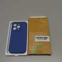 Miracase Designed for iPhone 14 Pro Case with Screen Protector, [Upgraded Camera Protection], Shockproof Liquid Silicone Rubber Phone Case Cover for 14 Pro 6.1 inch, Aqua Blue