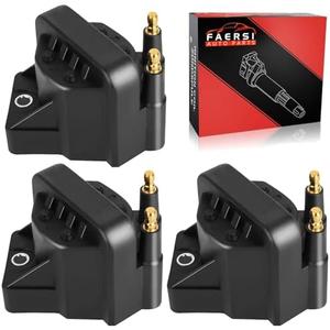 Set of 3 Ignition Coil Pack Compatiable with Buick& Cadillac& Chevy& GMC& Isuzu& Oldsmobile& Pontiac Grand Prix 1991-2008, Ignition Coils Replacement for 10467067 DR39 E530C D555 C849 5C1058