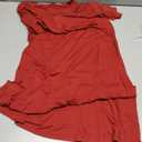 Women's Summer A-Line Dress Mini Short Sleeve T Shirt Dress Flowy Sundresses Beach Cover Ups 2025 Vacation S (WineRed)