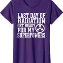 Radiation Therapy Oncology Chemo Last Day of Radiation T-Shirt, Size M Ladies