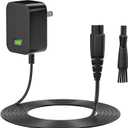 5V Charger for Remington Shaver - Auto Power Off & Charging Display 5V1A Power Cord Compatible with HC5870 HC4250 PF7500 PF7600 PG6250 PG6255 PG6170 PG6171 XR7000 XF8550 XF8700 XR1400 XR1430 HC5950