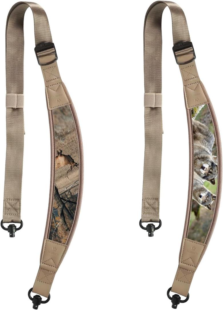 2 Point Sling With QD Swivels, Durable Shoulder Padded Strap, Length Adjustable for Outdoors 2 Point Sling With QD Swivels, Durable Shoulder Padded Strap, Length Adjustable for Outdoors