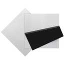 2Pcs 430 Stainless Steel Sheet Metal 6" x 6" x 1/32" Inch Metal Plates for Magnetic Mount Board Wall 20GA(0.80MM) 430 Stainless Steel Shim Stock Plates Metal Sheets for Crafting, Kitchen, Office