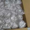 BESTSTAR 48Pack Gold Rim Disposable Ribbed Origami Ripple Plastic Glasses
24 9 OZ Stemless Champagne Flutes & 24 12OZ Cups, BPA-Free Shatterproof Clear Drinkware for Weddings, Parties & Events