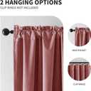 CUCRAF Dusty Rose Velvet Blackout Curtains 72 inches Long, Thermal Insulated, Noise Reducing Rod Pocket Luxury Drapes for Bedroom Living Room(52x72 inches, 2 Panels)